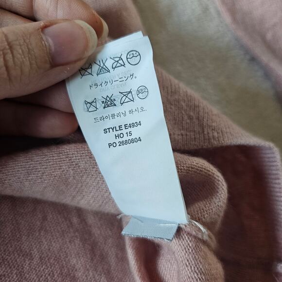 J. Crew Women's Opal Embellished Wool Sweater Size XS Pink Abby Young Restless - Picture 12 of 14